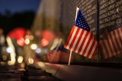 The Vietnam Memorial. Model: ILCE-1 | Lens: FE 24-70mm F2.8 GM II | Focal Length: 70 | F-Stop: 2.8 | Shutter Speed: 1/2.5 | ISO: 1600Photography by Nick Didlick 2022