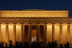 The Lincoln Memorial. Model: ILCE-1 | Lens: FE 24-70mm F2.8 GM II | Focal Length: 70 | F-Stop: 2.8 | Shutter Speed: 1/40 | ISO: 1600Photography by Nick Didlick 2022