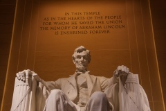 The Lincoln Memorial.Model: ILCE-1 | Lens: FE 24-70mm F2.8 GM II | Focal Length: 70 | F-Stop: 2.8 | Shutter Speed: 1/4 | ISO: 200Photography by Nick Didlick 2022
